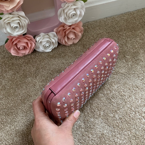 Authentic Rare Gucci Suede Studded Clutch - Picture 7 of 16